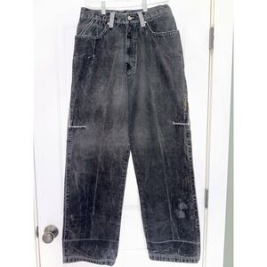 VTG Y2K Johnny Blaze Mens Wide Leg Jeans 32 Baggy Hip Hop Skater